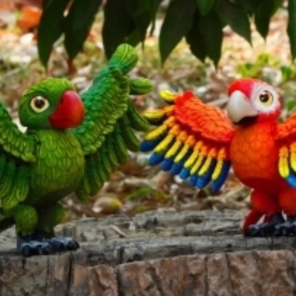 FLEXIBLE PARROT - MACAW 5 VARIATIONS by Opie’s Creations
